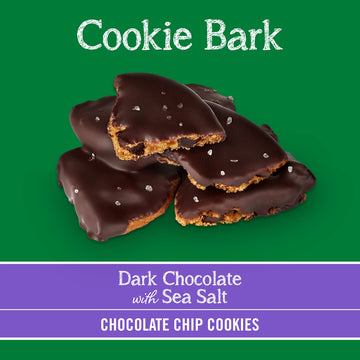 Tate'S Bake Shop Cookie Bark, Chocolate Chip Cookies With Dark Chocolate And Sea Salt, 5 Oz