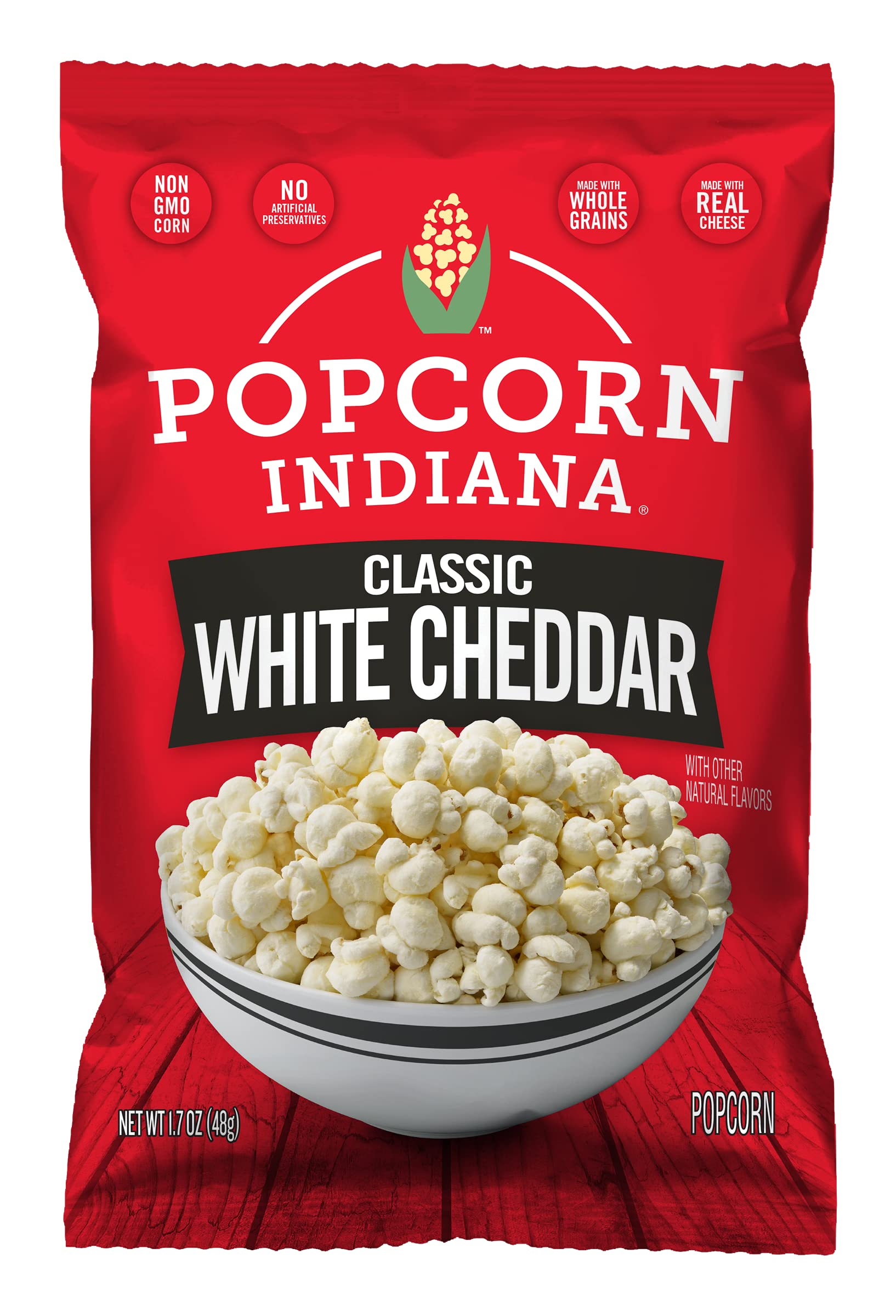 Popcorn Indiana Classic White Cheddar (6 Count - 1.7 Oz Each)