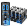 Jocko Fuel Blue Raspberry Energy Drink, 0 Sugar, 95mg Caffeine, 12 Pack, 144 Fl Oz