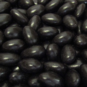 Black Jordan Almonds by Its Delish, 3 LBS Bulk | Sugared Almond Nut with Sweet Hard Candy Coating - Bulk Wedding Favors, Bridal 