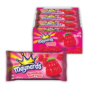 18ct Maynards Swedish Berries (64g / 2.2oz per packet)
