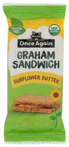 ONCE AGAIN Organic Sunflower Seed Butter Graham Cracker Sandwich, 1.59 OZ