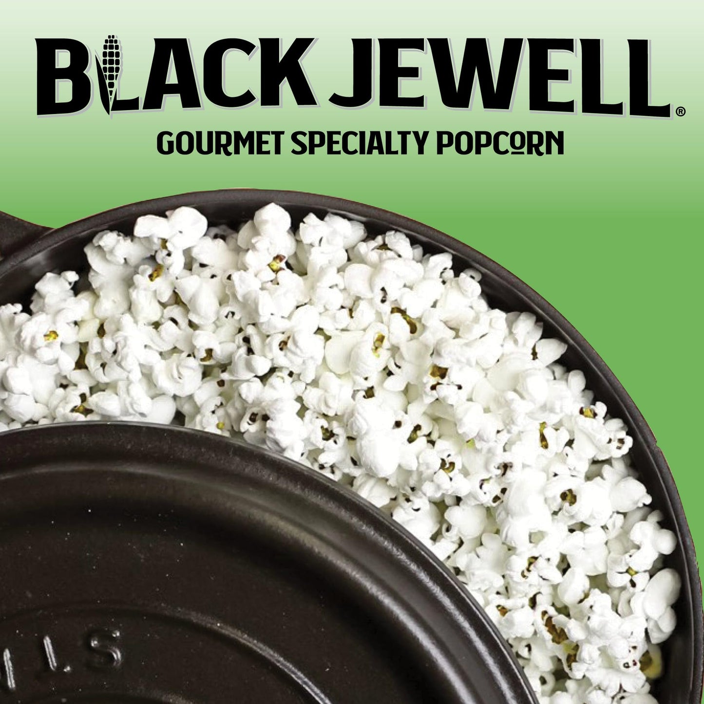 Black Jewell Hulless Popcorn, Original Black Kernels for Popping. Pops White, Non-GMO, Heirloom, All Natural Snack with Antioxid