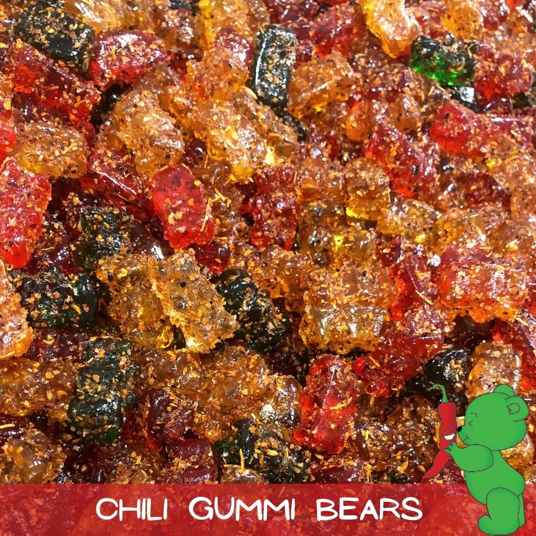 Lilys Chilies, Sour and Chili Chewy Candy (Chili Gummy Bear), 7.97 Ounce (Pack of 1)