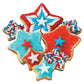 DecoPac Red, White, & Blue Sprinkles | Extra Large 26oz Pack | Cake Sprinkle Mix, Fancy Sprinkles For Cake Decorating, Handheld