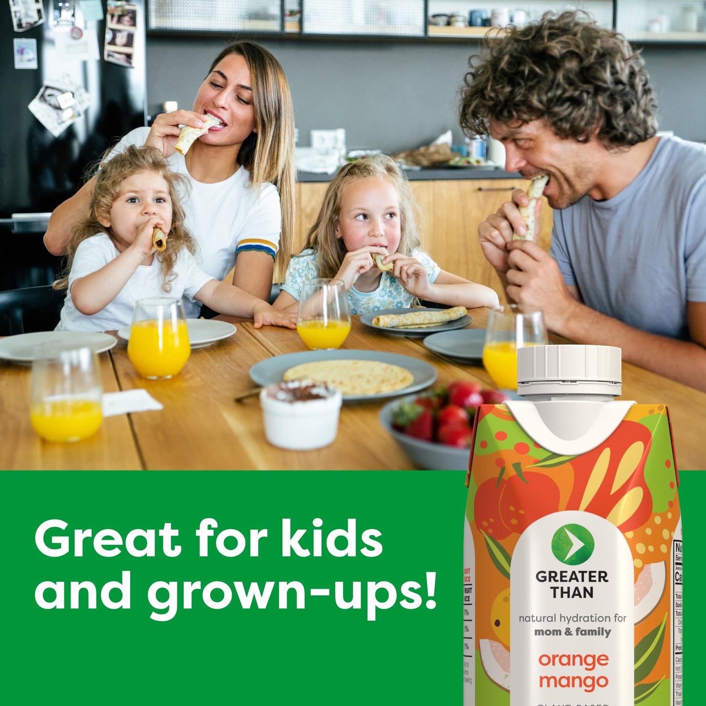 Greater Than Lactation dietary product Support  Coconut Water  Vitamins & Electrolyte Drink for Breastfeeding & Immune Support  Lactation Cookies Alt  Gluten Free  Low Sugar  12 Pack  Orange Mango
