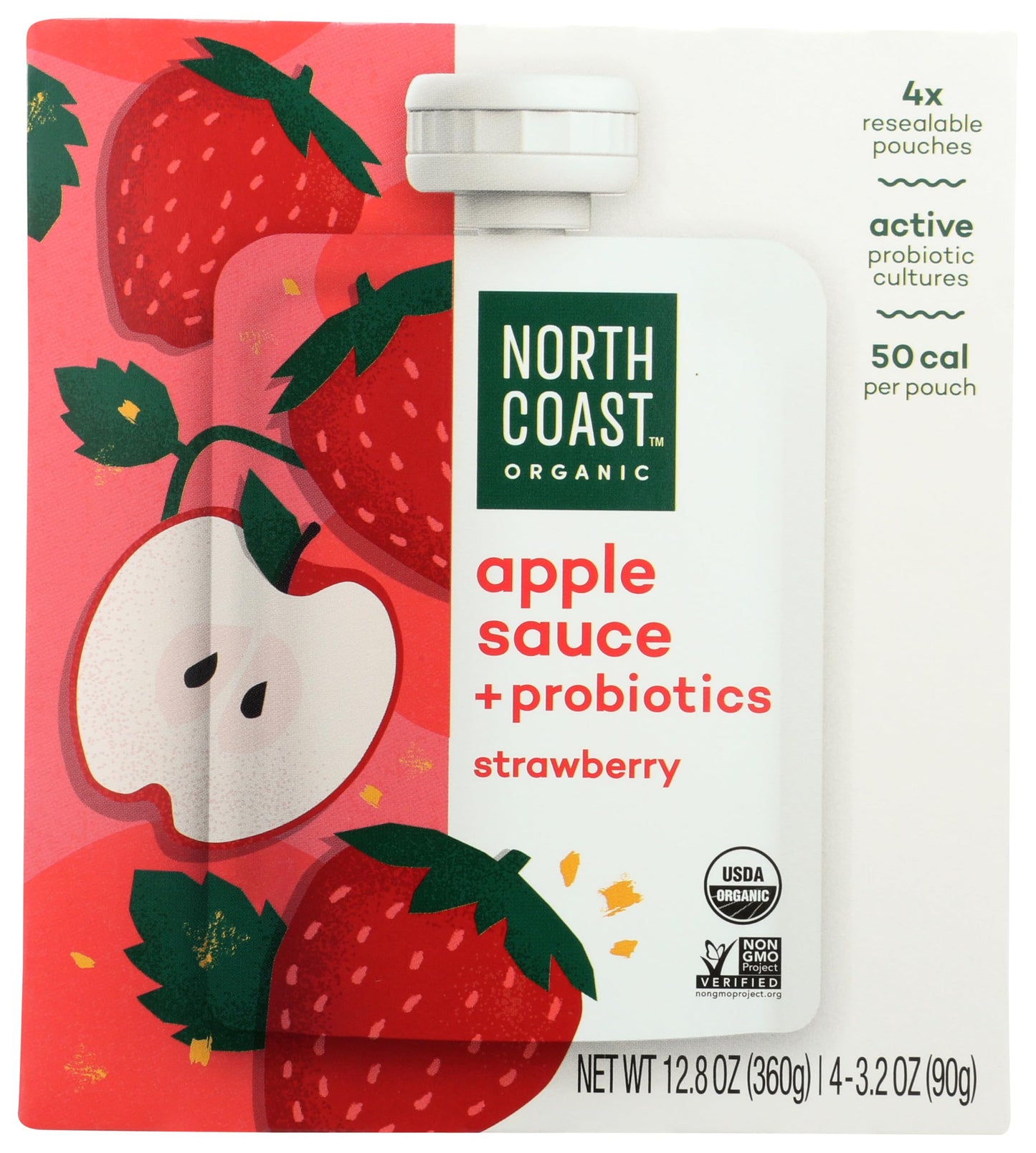 North Coast Aple Sce Stwbry Pbtc Organic (Pack Of 6)
