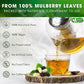 FRESHDRINKUS Premium Mulberry Leaf Tea Bags, 100% Natural, Herbal, Vegan, 50 Tea Bags