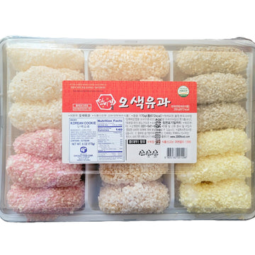 Dammijeong Korean Traditional Rice Puff Snack, Yugwa, Glutinous Rice Flour
