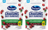 Ocean Spray Craisins Dried Cranberries, Reduced Sugar, 20 Ounce (Pack of 2)