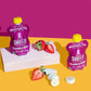 Mammachia Chia Squeeze Strawberry Banana Vitality Snack, Vegan Friendly, Kosher, USDA Certified Organic, Gluten Free & Non-GMO,