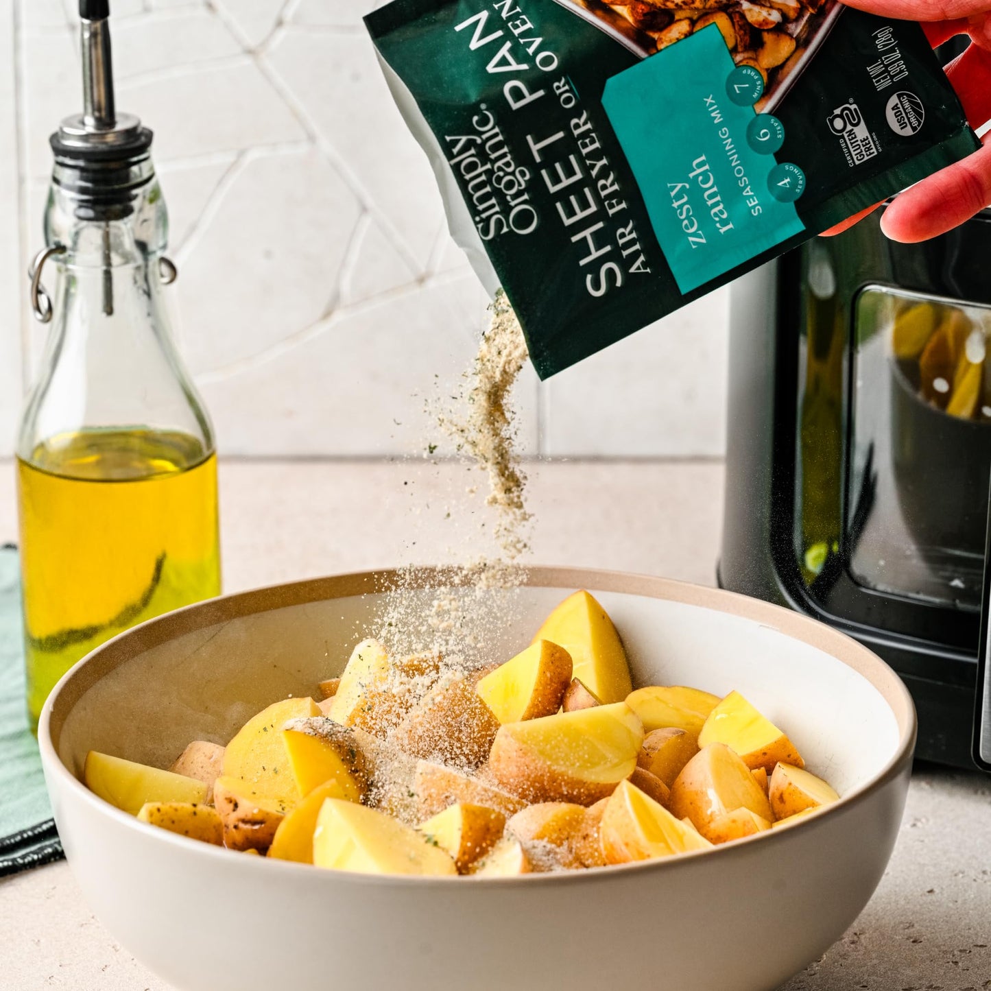 Simply Organic Sheet Pan Seasoning  Zesty Ranch  0.99 Ounce (Pack of 12)