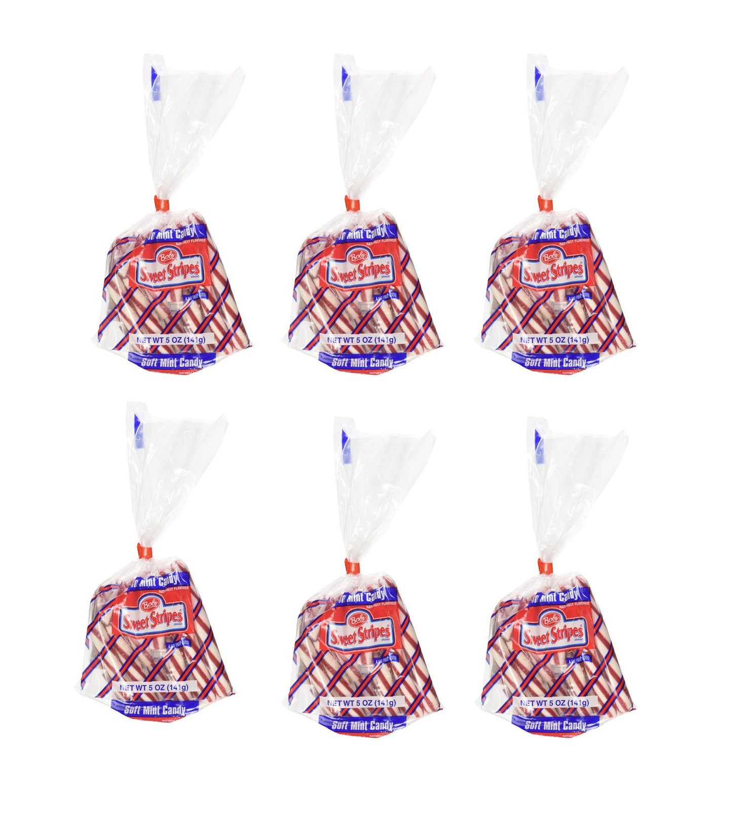 Bob'S Sweet Stripes Soft Peppermint Candy (Pack Of 6)