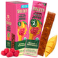 SOLELY - Organic Mango Raspberry Fruit Jerky - 12 Individually Wrapped Fruit Strips - Fruit Leather - Healthy Snacks for Adults 