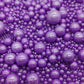 Edible Purple Sugar Pearls Sprinkles Candy Mix Size Pearls Cake Decorations Cupcake Toppers Decorating Perfect For Wedding Party
