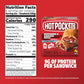 Hot Pockets Pepperoni and Sausage Pizza, Hot Pockets Frozen Sandwiches, Frozen Snacks, Air Fryer Snacks, 9g Protein, 4-Pack