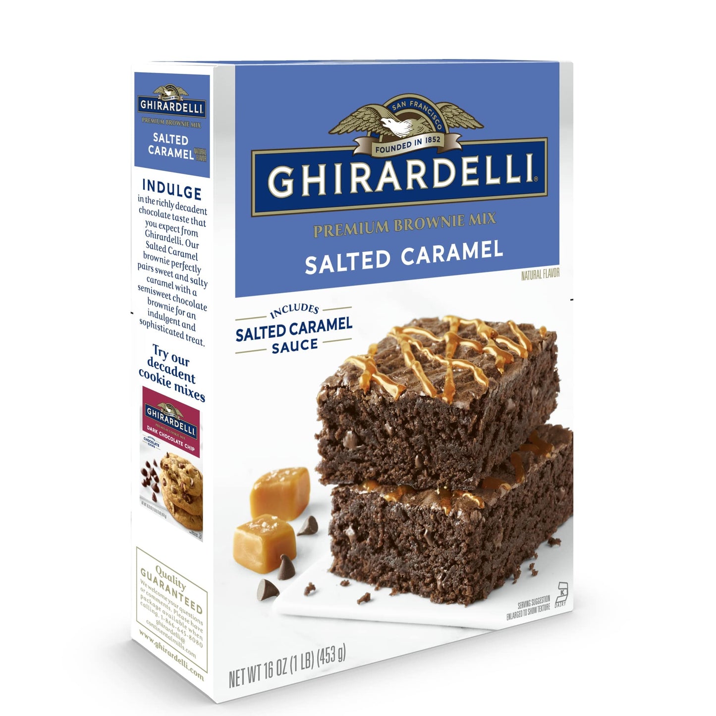 Ghirardelli Salted Caramel Brownie Mix, 16 Oz
