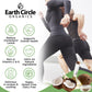 Earth Circle Organics Premium Ultra Pure Extra Virgin Coconut Oil, Cold Pressed, Baking, Smoothies, Skin & Hair Care, Gluten-Fre