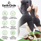 Earth Circle Organics Premium Ultra Pure Extra Virgin Organic Coconut Oil, Cold Pressed, Baking, Smoothies, Skin & Hair Care, Gl