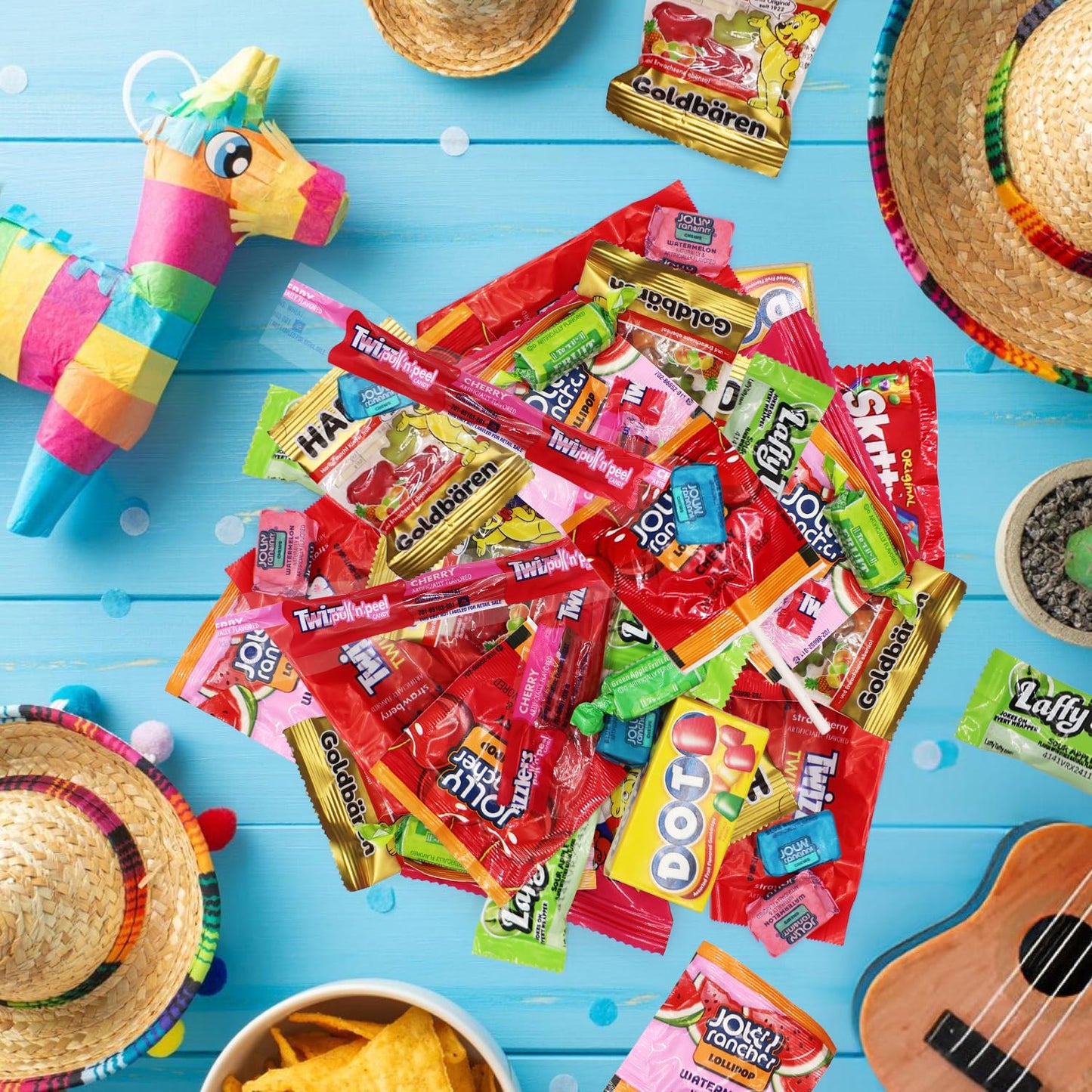 Zisbers Bulk Assorted Candy Mix - Individually Wrapped Variety Pack, 3 lb for Parties, School Snacks & Office