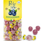 Perle di Sole Italian Candy - Blueberry Hard Candy with a Tart Fizzy Filling - Italian Candy Individually Wrapped (7.05 oz | 200