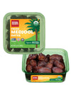 Natural Delights Organic Medjool Dates, Jumbo Pitted, Non-GMO, 12 oz Container