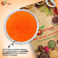 Ny Spice Shop Orange Sanding Sugar For Memorial Day - 8 Ounce Sweet Colorful Edible Sprinkles For Candy Dish - Chocolate Sprinkl