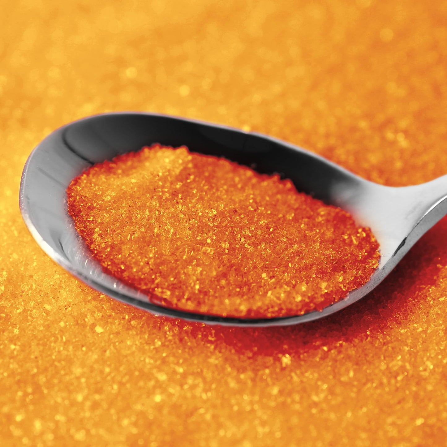 BIRCH & MEADOW Orange Sanding Sugar Crystals, 17.6 oz for Holiday Baking