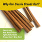Spice Profile USDA Organic Cassia Cinnamon Sticks, Lab Tested, Resealable 3 oz Pouch, Small Size