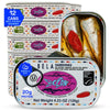 BELA Wild Caught Sardines in Piri Piri Olive Oil, 4.25 Oz (Pack of 12), All Natural, High Protein, Omega 3 Rich