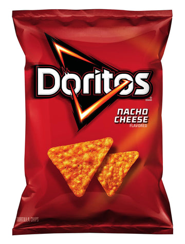 Doritos Flavored Tortilla Chips, Nacho Cheese, 42 Ounce (Pack of 4)