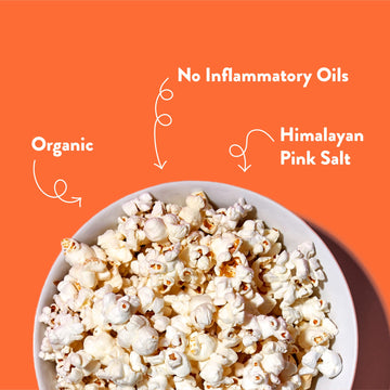 Lesserevil No Cheese Cheesiness Organic Popcorn, Premium Quality, Minimally Processed, No Vegetable Oil, 4.6 Oz, Pack Of 3.