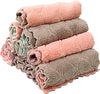 10 Pack Kitchen Cloth, Microfiber Dish Towels Washcloths, Super Absorbent Coral Velvet Dishtowels, Premium Cleaning Cloths,Non-S