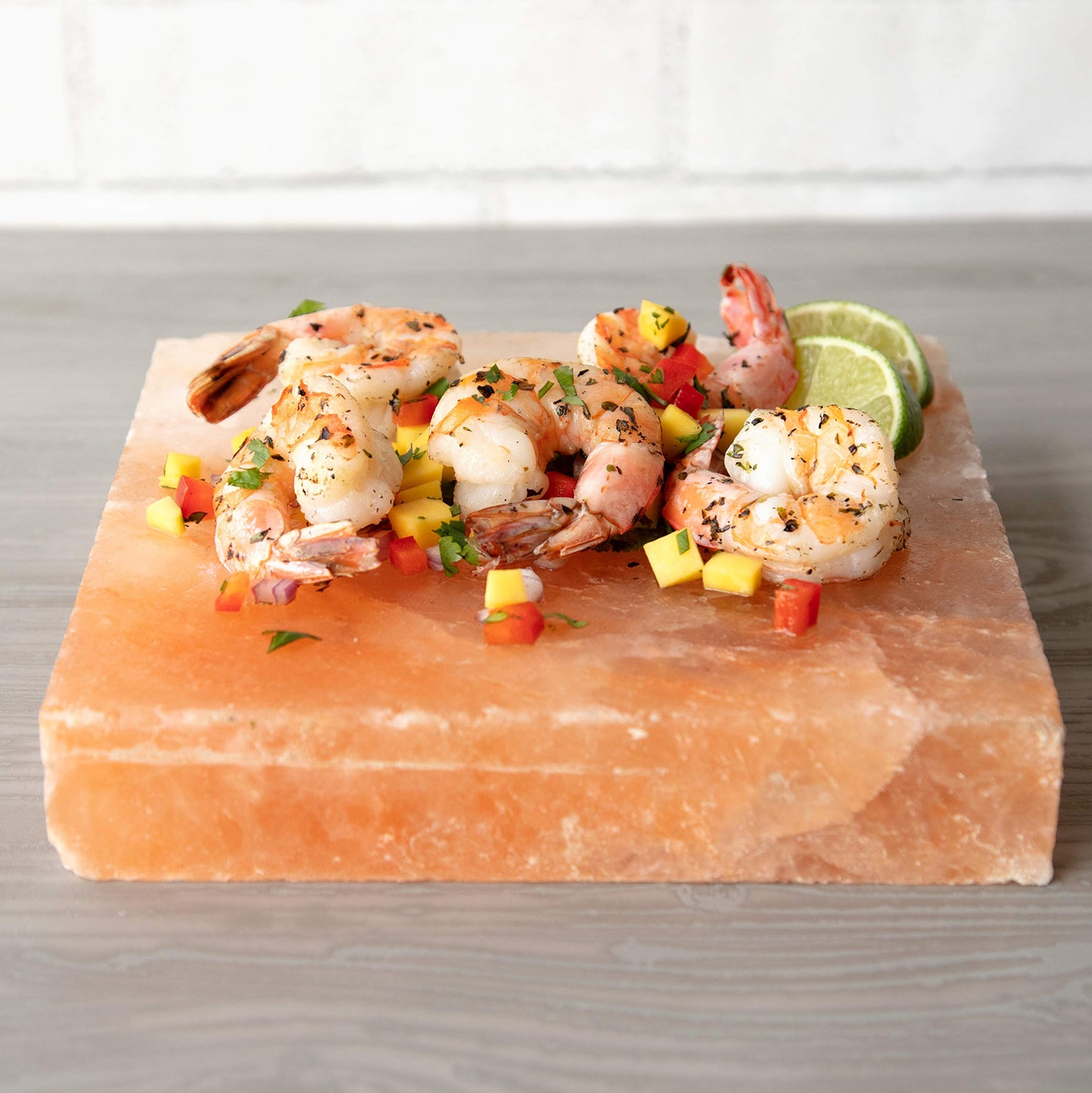Camerons Himalayan Pink Salt Block for Grilling - 8x8, Maintains Even Temperature, Adds Salty Flavor, Barbecue Essential