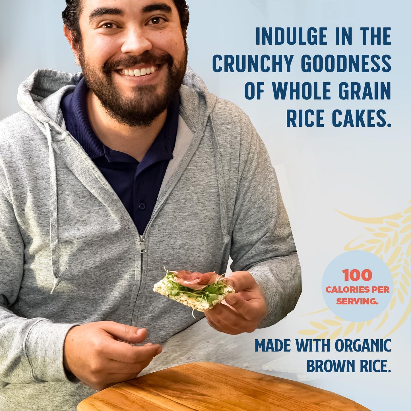 Lundberg Thin Stackers - Rice Cakes, Organic Brown Rice With Organic Cracked Black Pepper And Sea Salt, Healthy Snacks For Adult