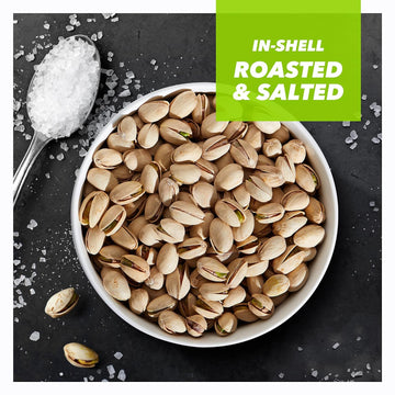 Wonderful Pistachios In Shell, Roasted & Salted, 40 Ounce Bag, Healthy Snack, Protein Snack, Pantry Staple