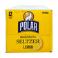 Polar Seltzer Lemon, 12 Fluid Ounce (Pack Of 12)