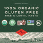 Bionaturae Rigatoni Pasta Noodles - Gluten Free Rigatoni Pasta Organic, Rice & Lentil Pasta, Kosher, High Protein, Non-Gmo, Glut