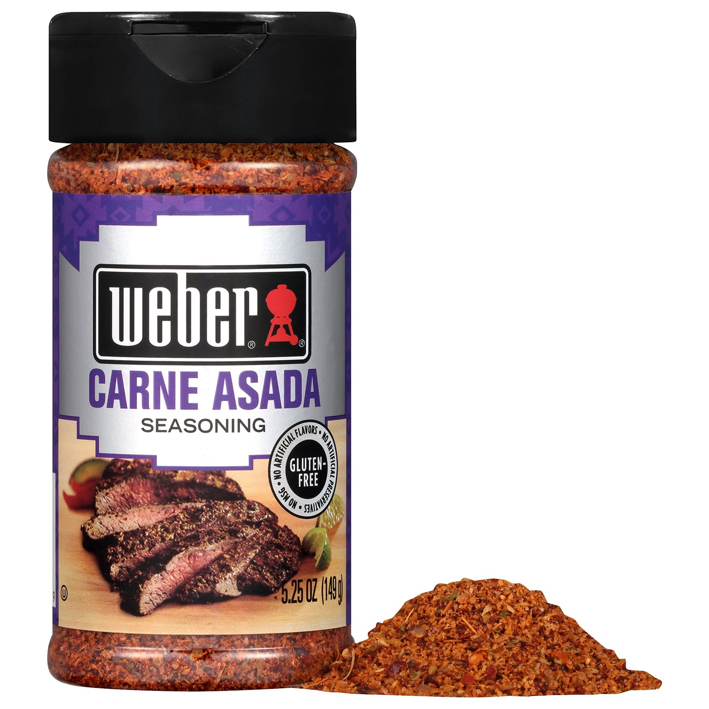 Weber Carne Asada Seasoning, 5.25 oz (Pack of 6)