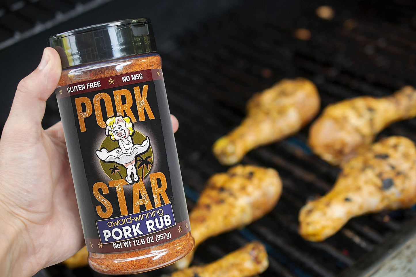 BBQ Pit Stop Pork Rub - Exceptional Pulled Pork Seasoning - 12.6 Ounce