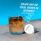 JAVA HOUSE French Vanilla Latte Cold Brew Coffee Pods  (12 Count) Peel and Pour Pods Hot or Iced