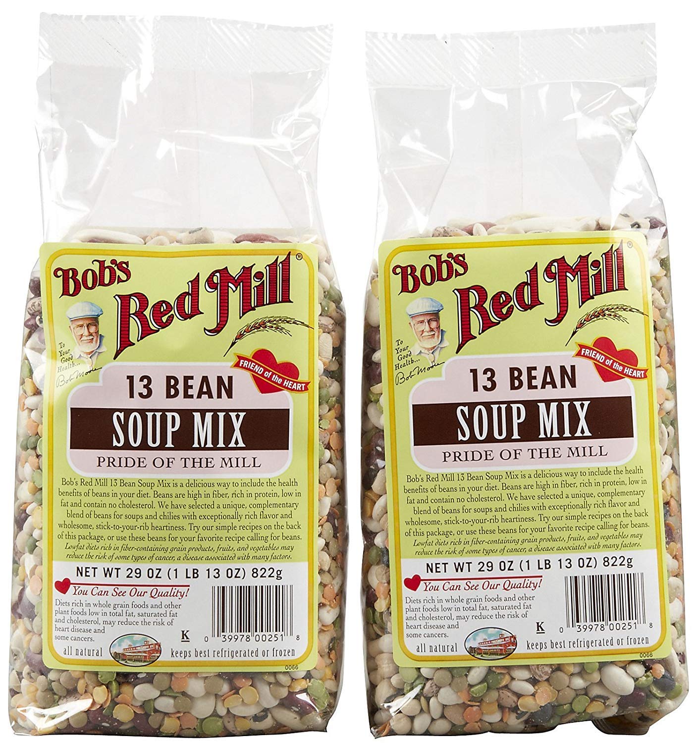 Bob'S Red Mill 13 Bean Soup Mix - 29 Oz - 2 Pk
