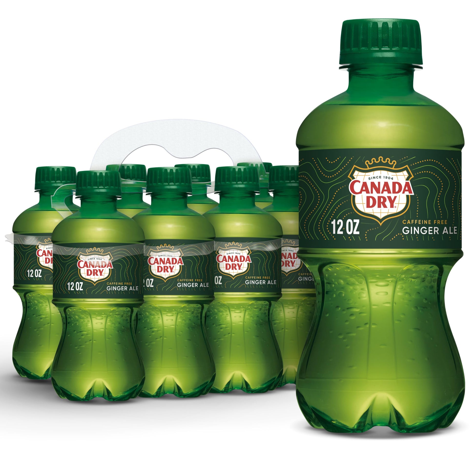 Canada Dry Ginger Ale Soda  12 Fl Oz Bottles  8 Pack