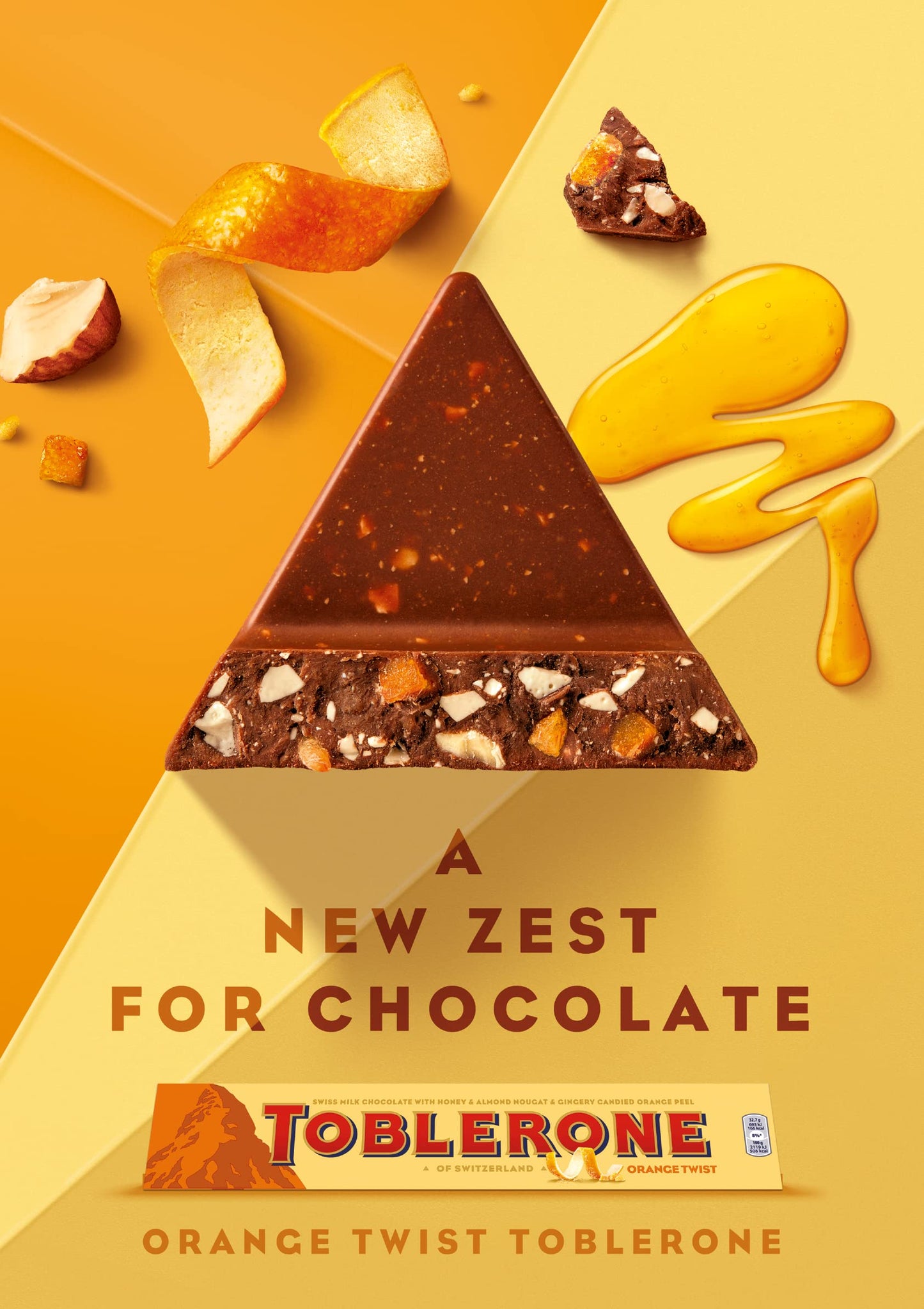 New Toblerone Orange Twist 360 G