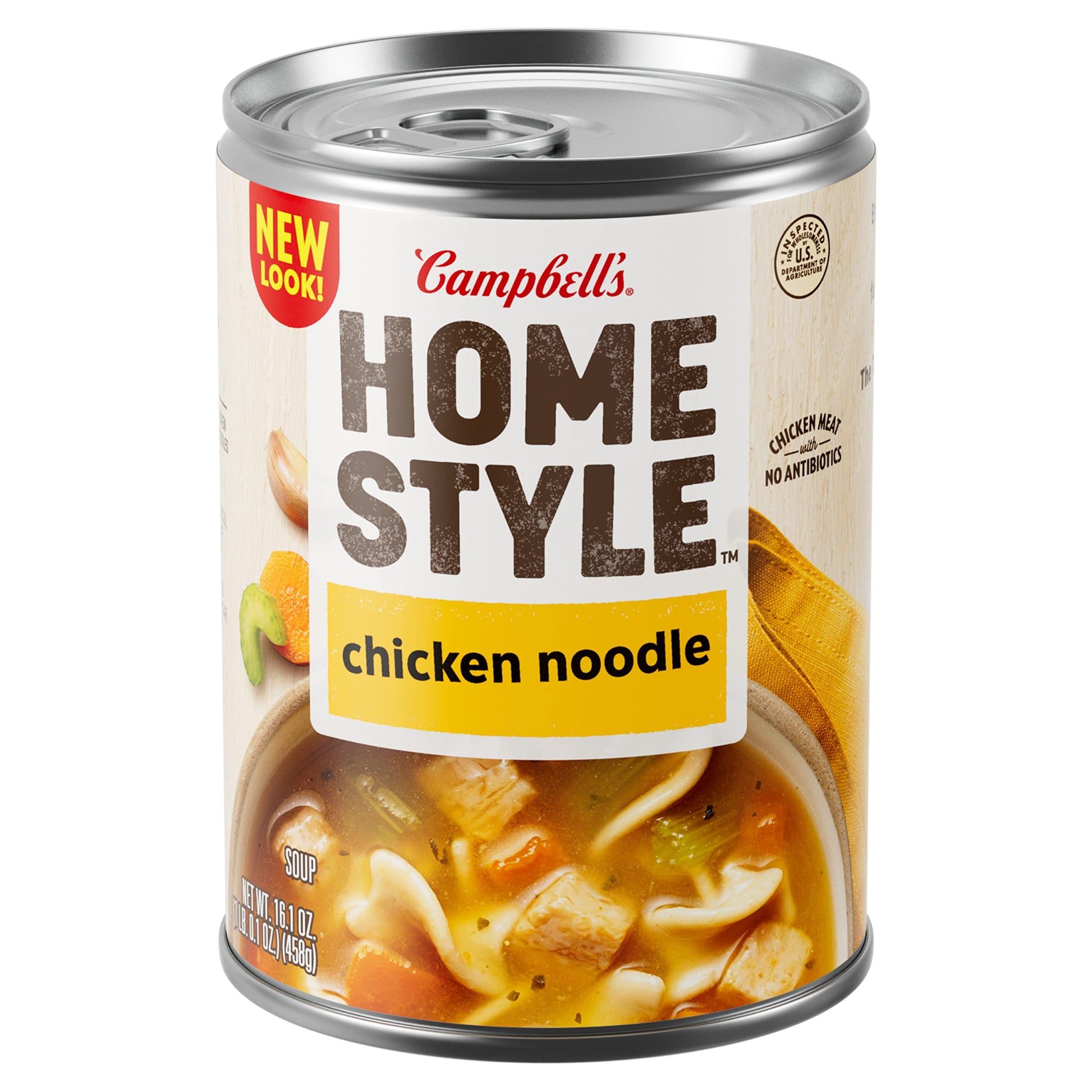 Campbell'S Homestyle Chicken Noodle Soup, 16.1 Oz Can