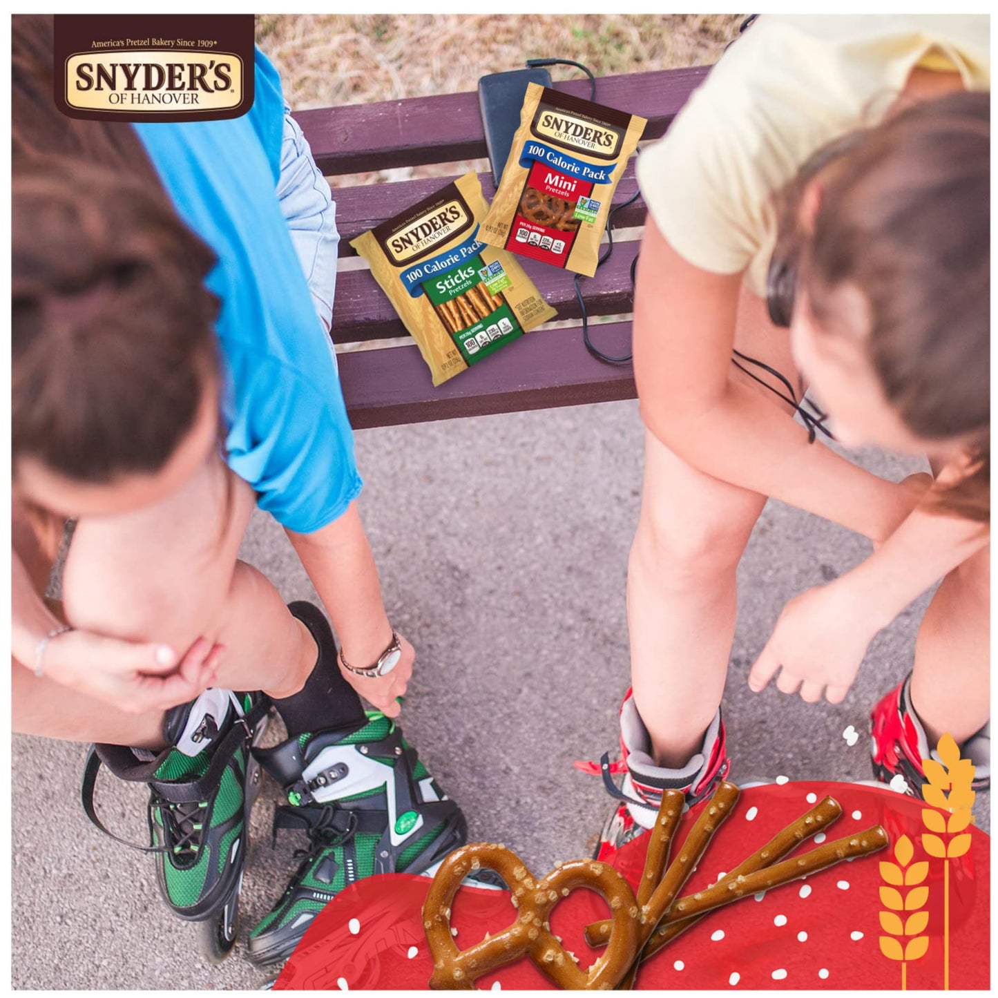 Snyders of Hanover Pretzels, Minis and Sticks 100 Calorie Packs, 20 Ct Variety Pack
