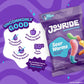 Joyride Sour Worms - 3.5 Oz 6-Pack Bundle With 2.5Oz Glacial Peppermint Gum, Low Sugar, Low Calorie Snacks, Dye Free And Plant B