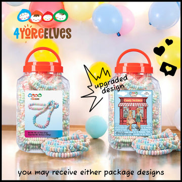 80 Candy Necklaces Individually Wrapped, Choker Style, Nostalgic Pastel Candy Jewelry Perfect For Party Favors, Pinata Fillers A