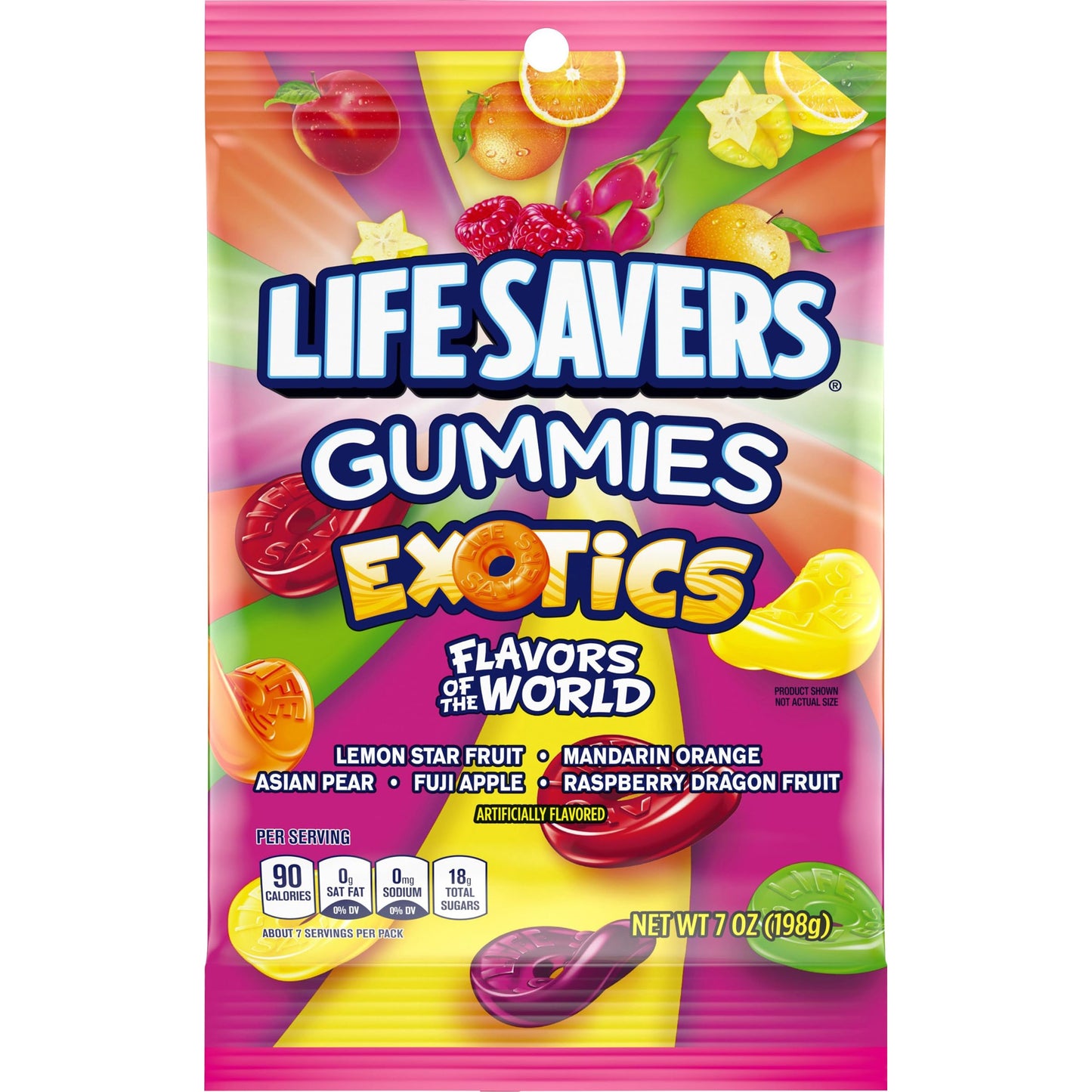 The Hampton Candy Company Variety Pack Gummies, 7oz (6 Pack) - Wild Berries, Exotics, Neons, Collisions, Sours & 5 Flavors