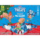 Rice Krispies Treats Mini Marshmallow Cereal Bars, Holiday Snacks, Snack Bars, Original with Holiday Sprinkles, 12.4oz Box (32 B